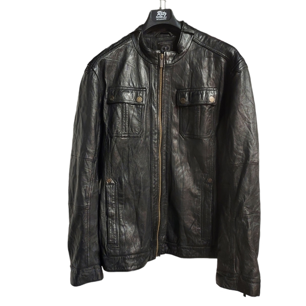 DVSN EDC Divison men's leather jacket XL